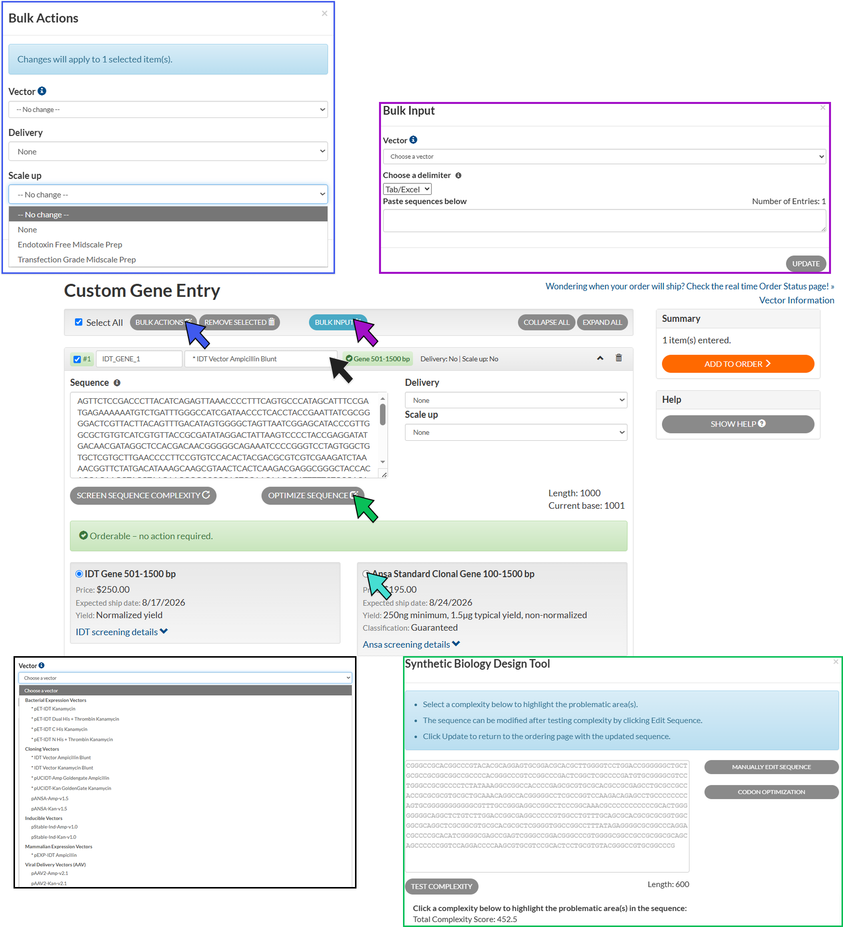 Overall Landing Page